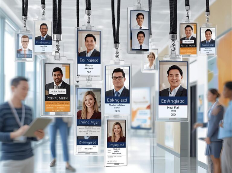 printed ID badges, hybrid ID badges, employee security, digital